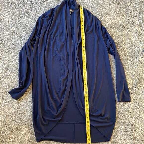 Tommy Bahama Deep Navy Long Open Front Cardigan Womens size S, NWOT - Picture 7 of 8